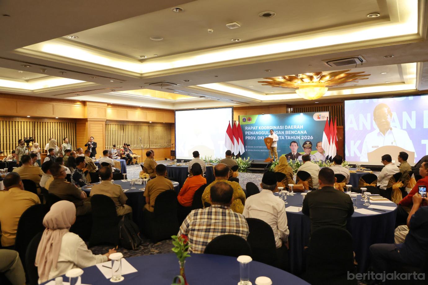 4.Buka Rakorda Kebencanaan, Pramono Dorong Penguatan Sinergi dan Kesiapsiagaan