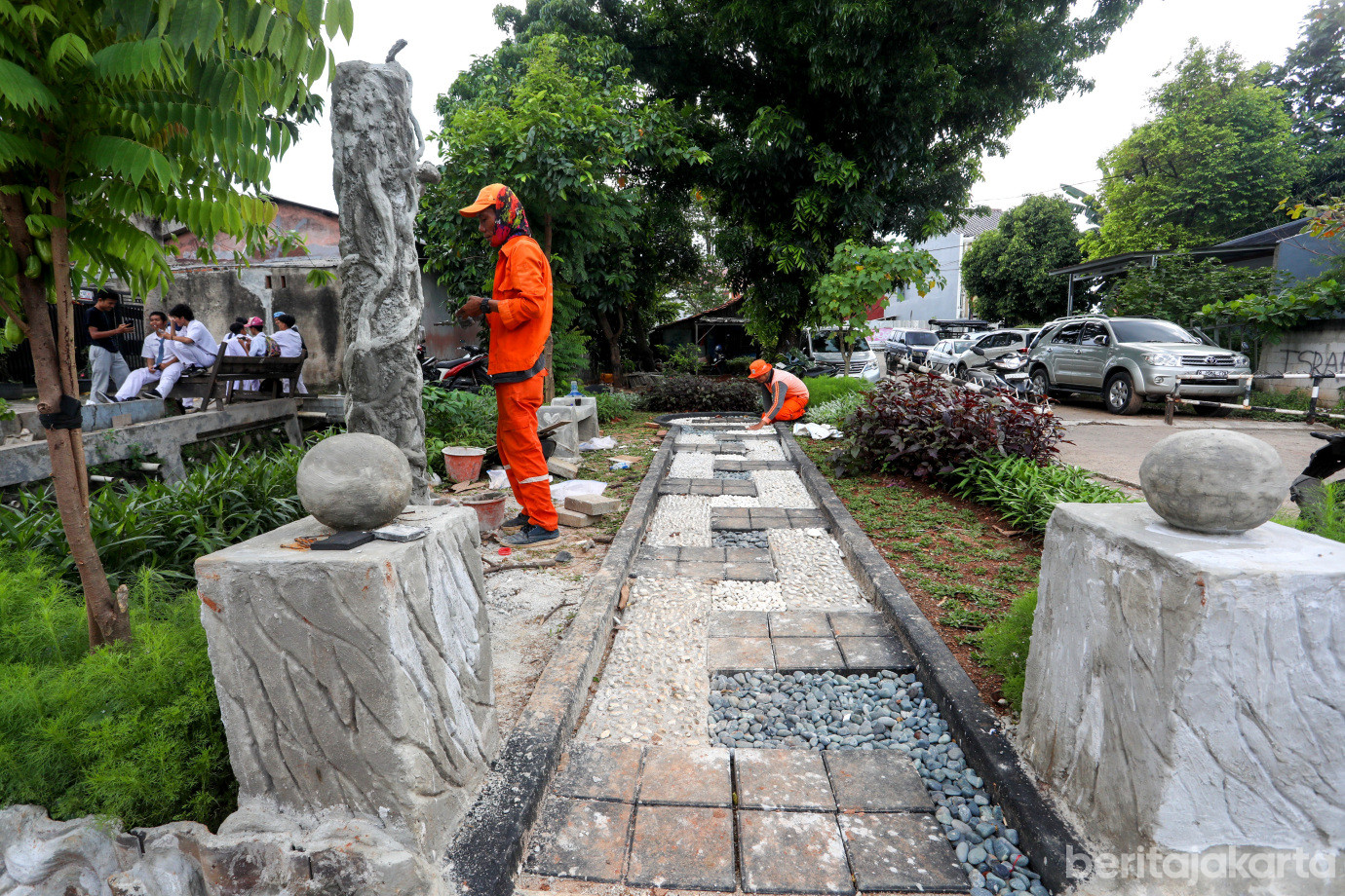 6 PPSU Pondok Kopi Sulap Lahan Kosong Jadi Taman Unggulan Triwulan IV_6.jpg