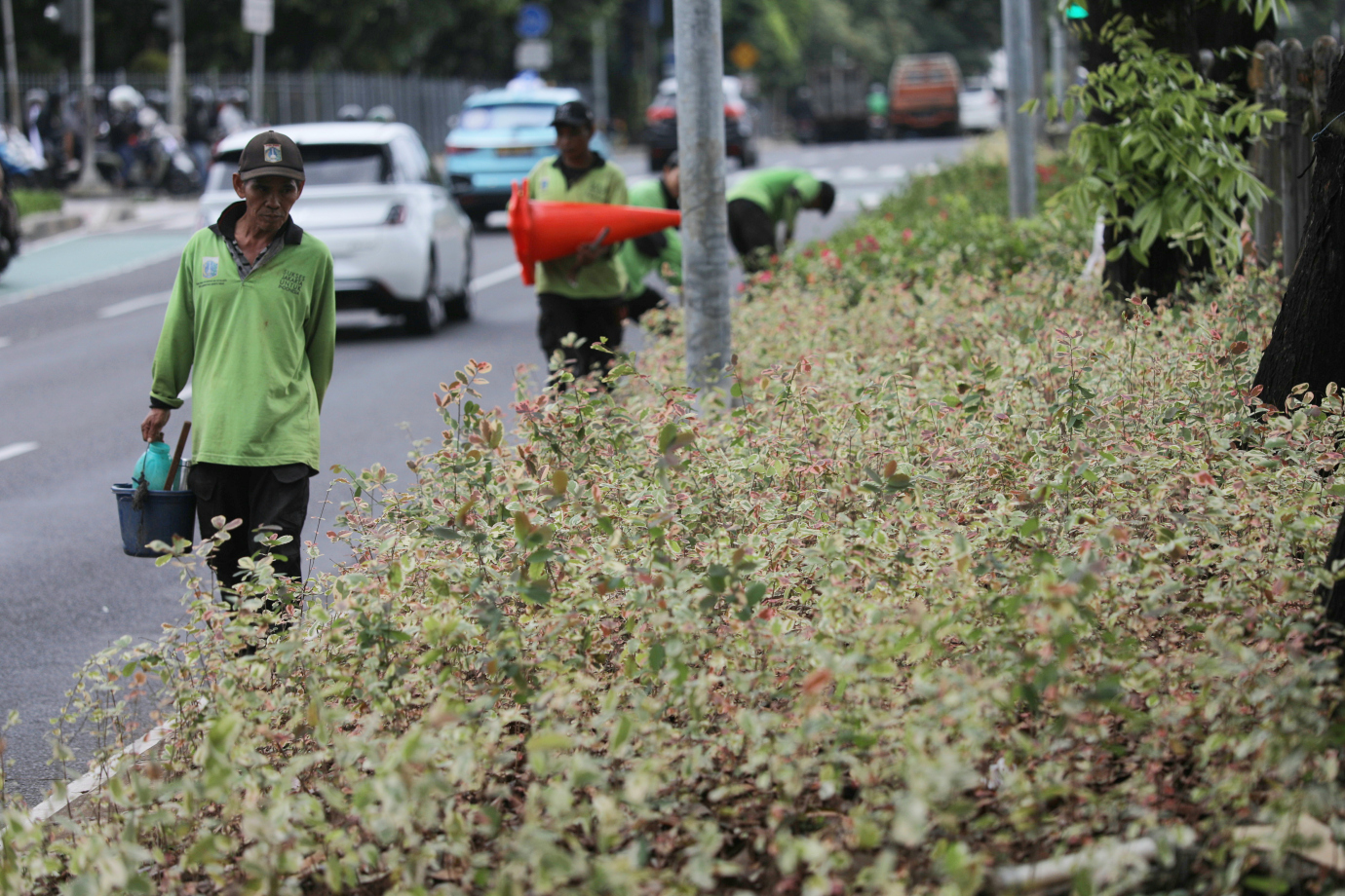 6 Sambut HUT Jakarta ke-498 Jalur Hijau Jalan I Gusti Ngurah Rai Dipercantik_6.jpg