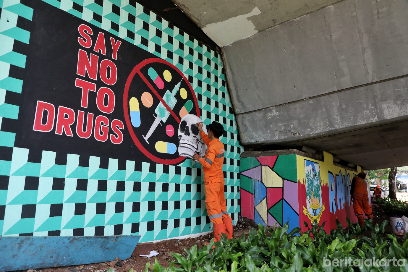 4.Kelurahan Rawajati Percantik Kolong Flyover Kalibata.jpg