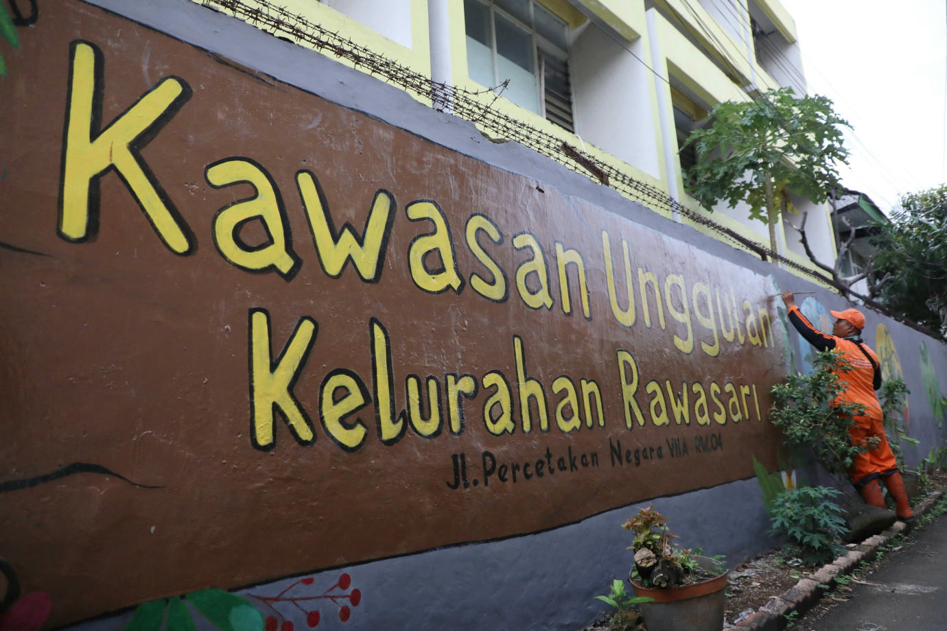 4 PPSU Rawa Sari Percantik Wilayah Dengan Mural_4.jpg