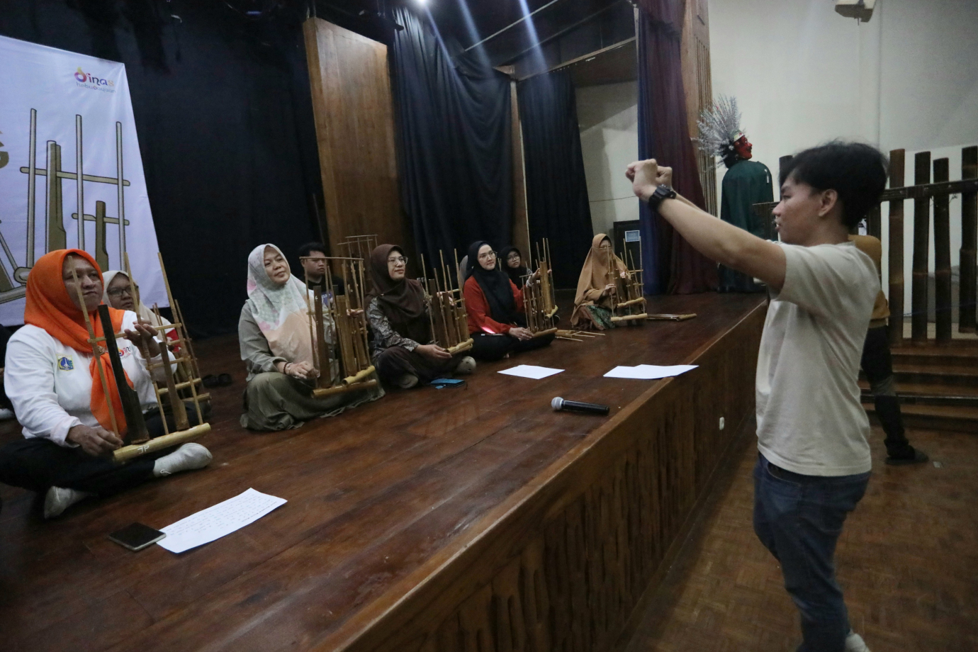 5 Sudin Kebudayaan Jakarta Pusat Gelar Pelatihan Angklung_5.jpg