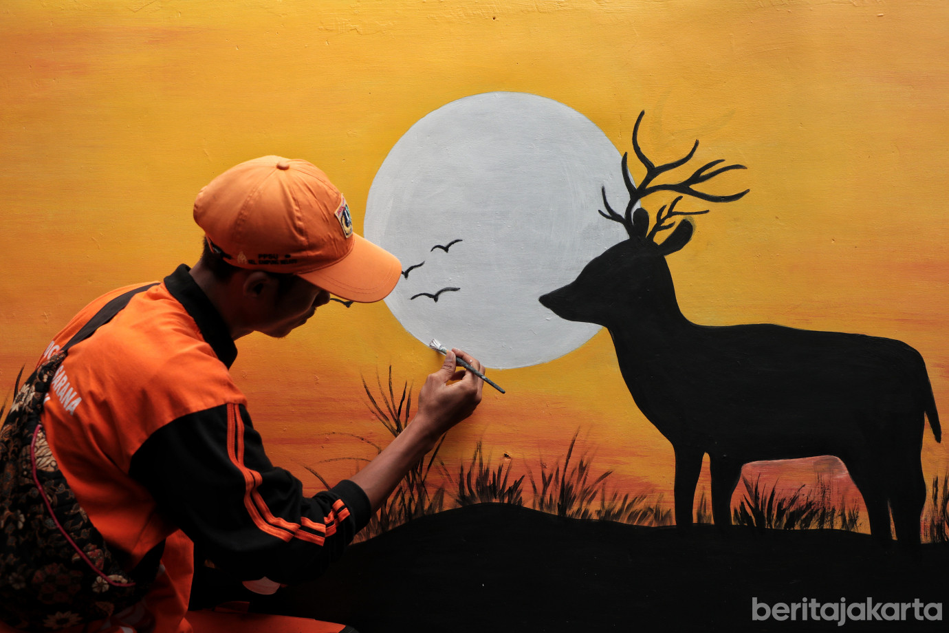 6.PPSU Percantik Kantor Kelurahan Kampung Melayu Dengan Mural.jpg