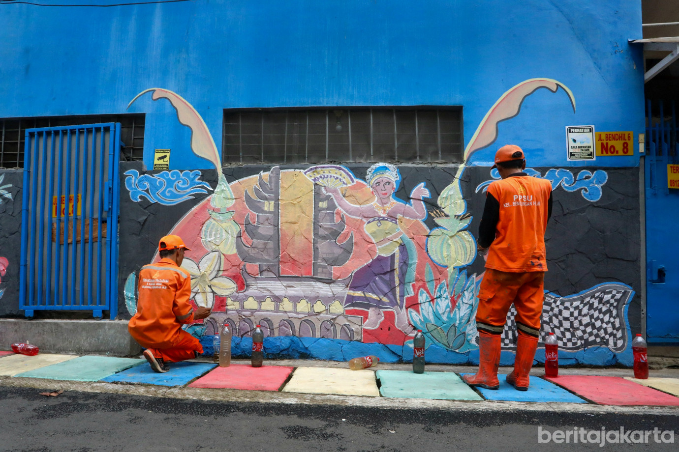 6 PPSU Benhill Percantik Gang dengan Mural Budaya Bali_6.jpg