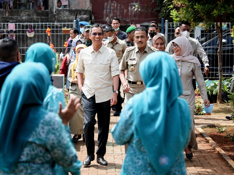 Pengurasan Saluran Jl Tanah Abang 1