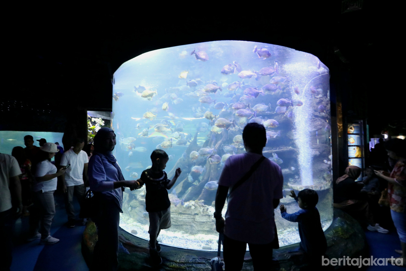 1 Ribuan Pengunjung Padati Sea World Ancol Saat Libur Maulid Nabi_1.jpg