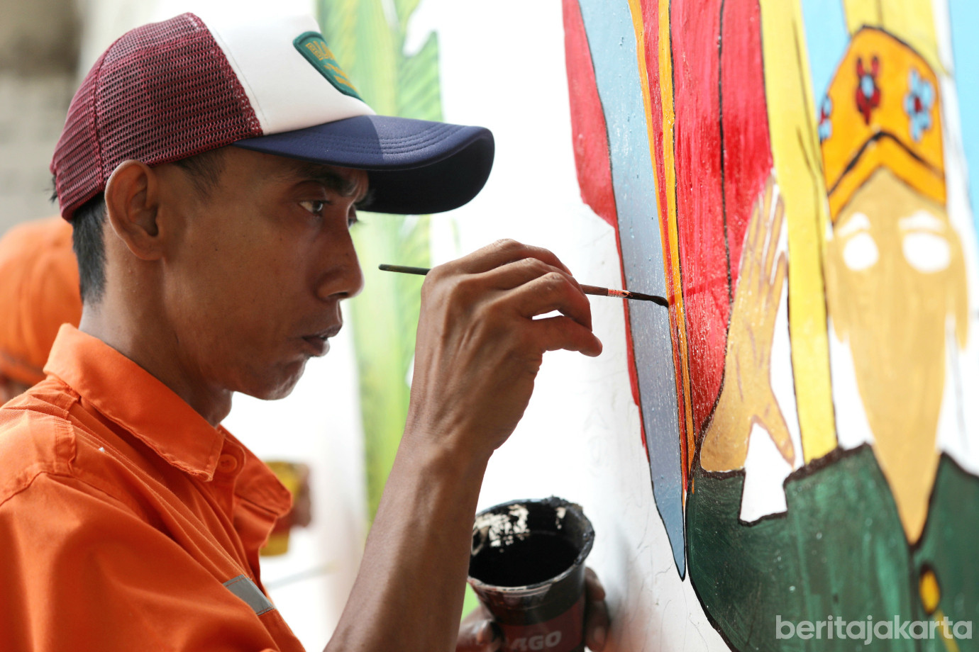 4 PPSU Tebet Timur Hiasi Jalan dengan Mural_4.jpg