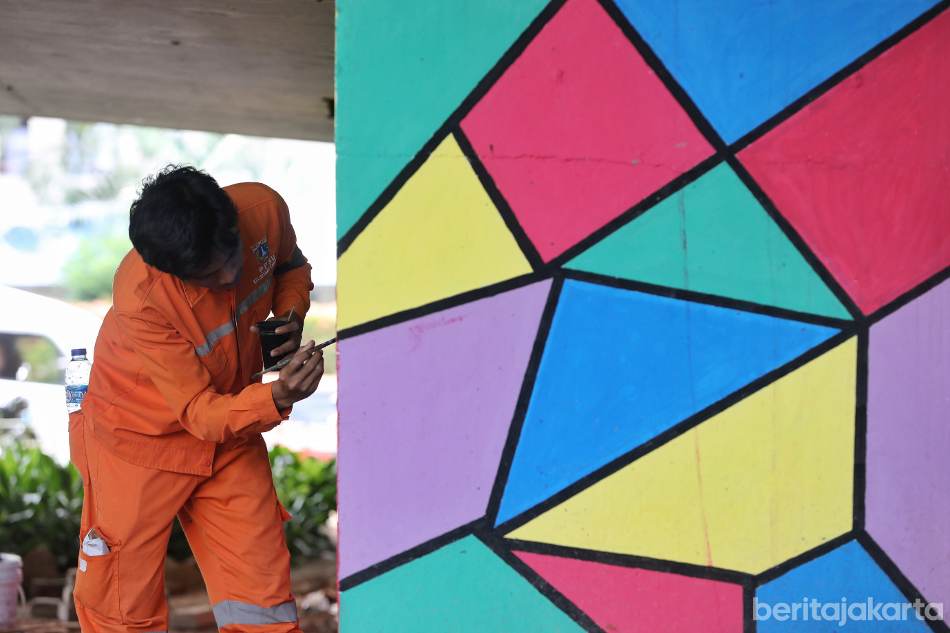 3.Kelurahan Rawajati Percantik Kolong Flyover Kalibata.jpg