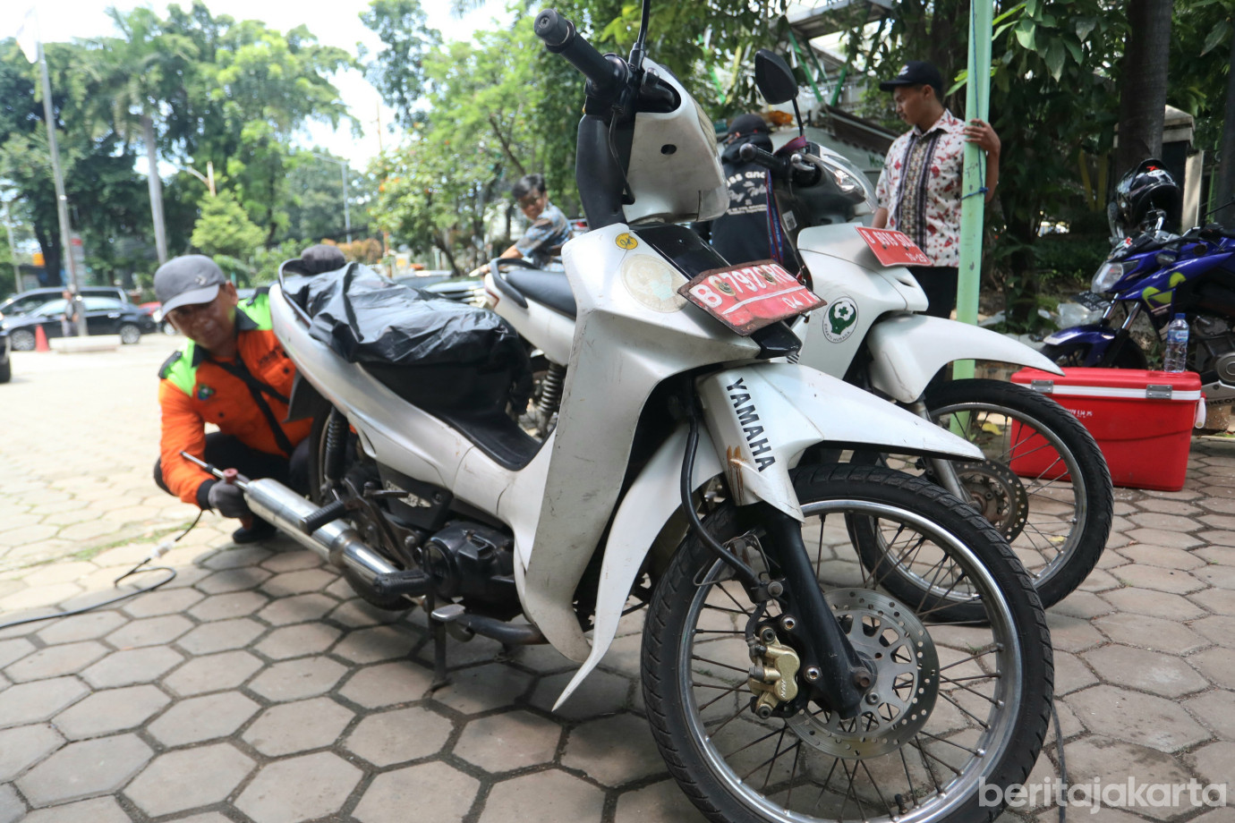 4 Sudin LH Jaksel Gelar Uji Emisi Gratis di Tebet_4.jpg