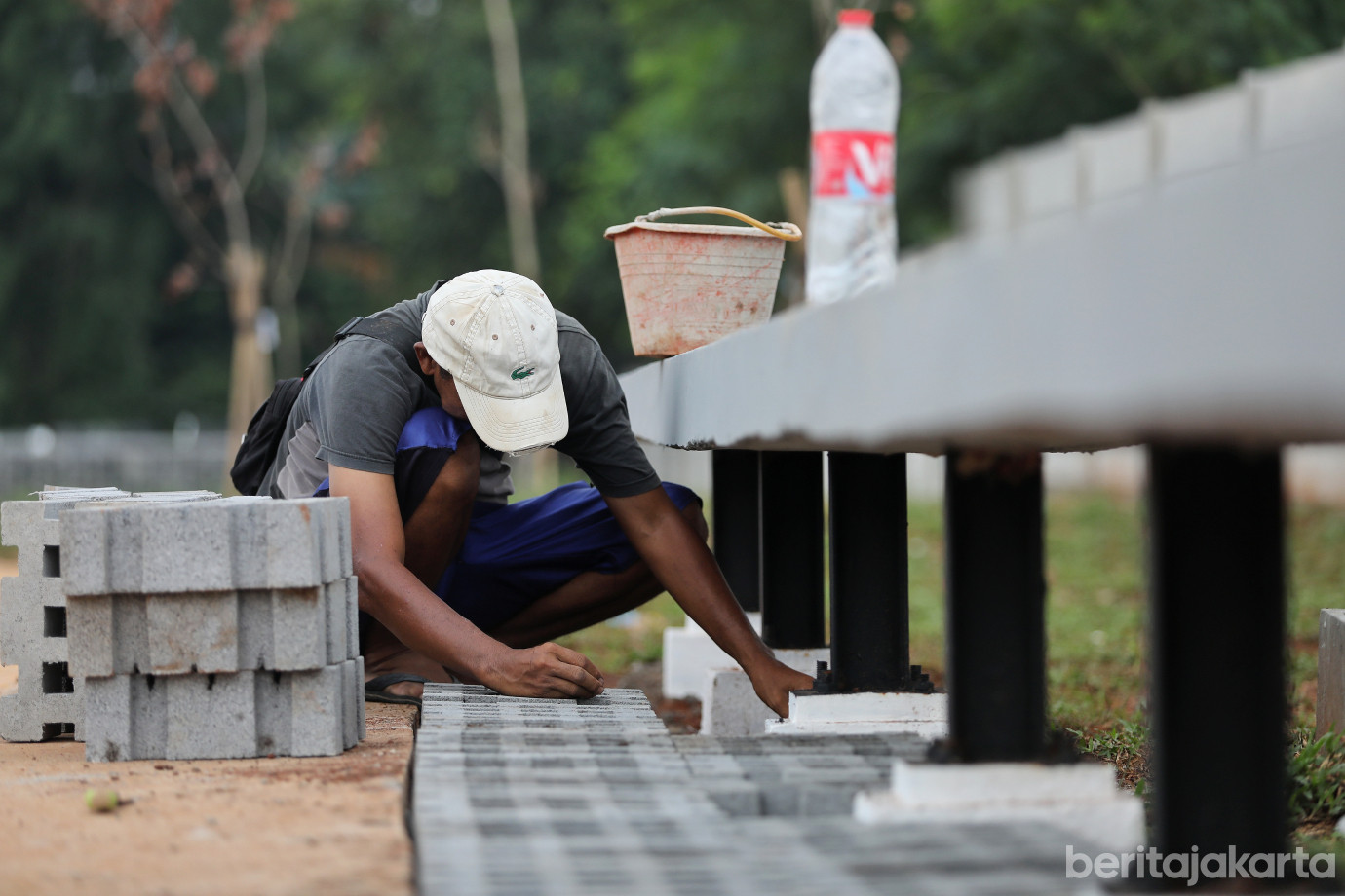 6.Pembangunan Taman Cempaka Putih Bintaro Capai 92 Persen.jpg