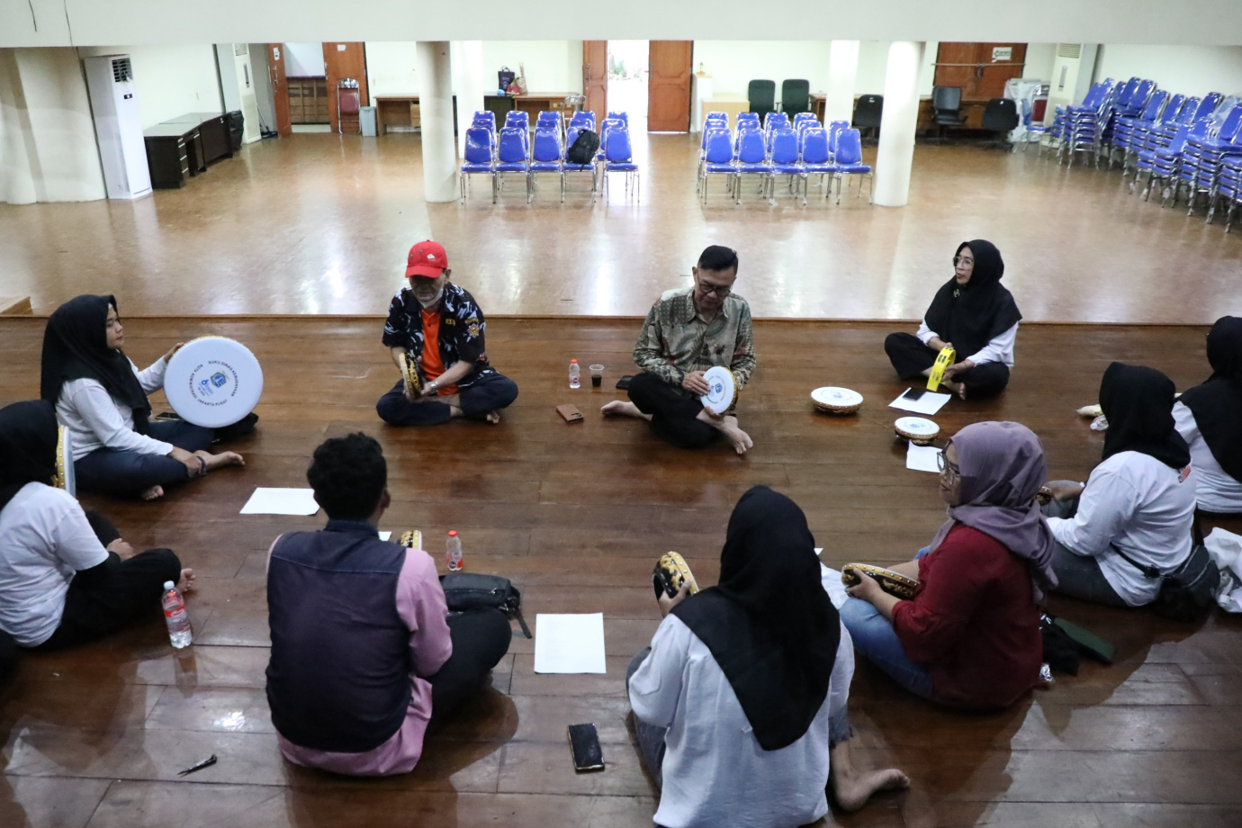 6 Sudin Kebudayaan Jakpus Gelar Pelatihan Seni Musik Nuansa Islami_6.jpg