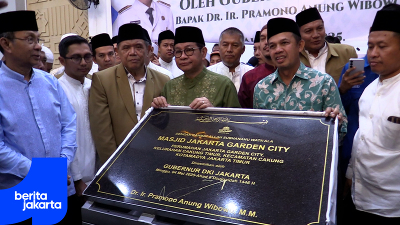 Pramono Resmikan Masjid Jakarta Garden City