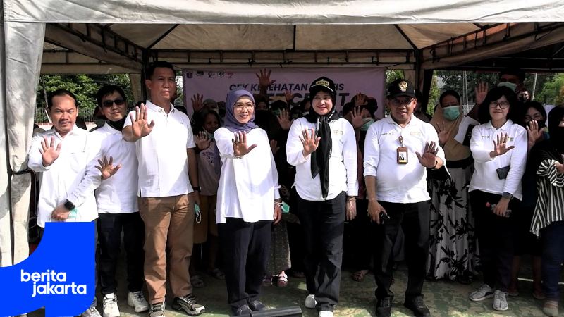 Warga Rusun Marunda Ikuti Skrining CKG dan TBC