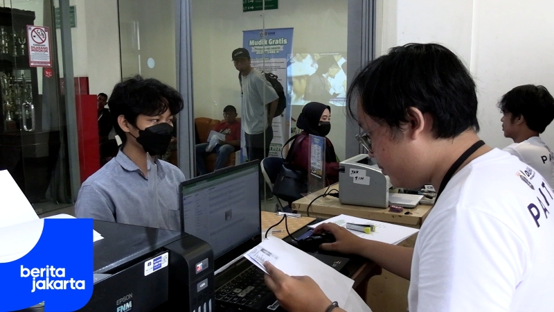 Sudinhub Jaktim Verifikasi Peserta Mudik Gratis Pemprov DKI