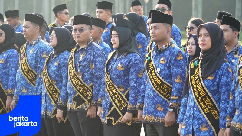 15,000 Jakarta Civil Servants Attend the 54th Anniversary Ceremony of KORPRI