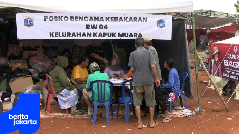 Penyintas Kebakaran Kapuk Muara Dipastikan Dapat Layanan Kesehatan
