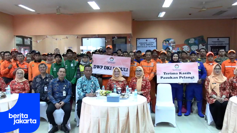 500 Pasukan Pelangi di Jaktim Dapatkan Apresiasi dari DWP DKI 