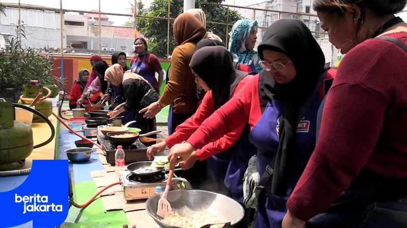  Pelatihan Kuliner di RPTRA Bahari Disambut Antusias Peserta