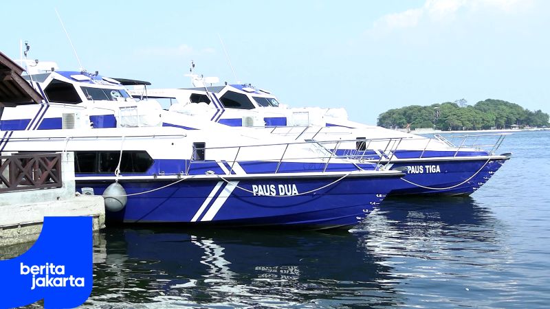  Kunjungi Pulau Onrust , Pramono Luncurkan Dua Kapal Wisata