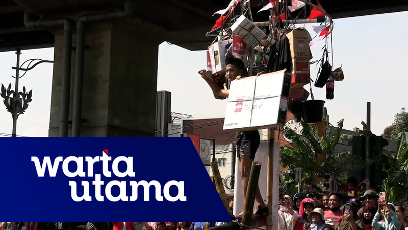Kemeriahan HUT Kemerdekaan RI di Kalimalang