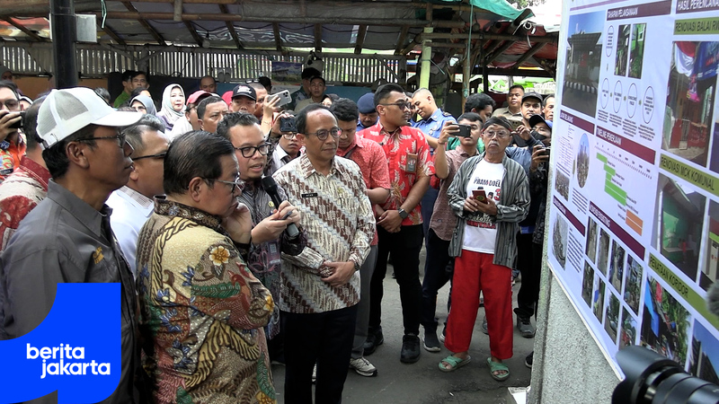 Tata RW Kumuh, Pramono Fokus Perbaiki Infrastruktur Dasar