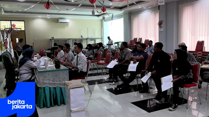 Kelurahan Rawa Badak Utara Gelar Tes Terakhir Pelamar PPSU