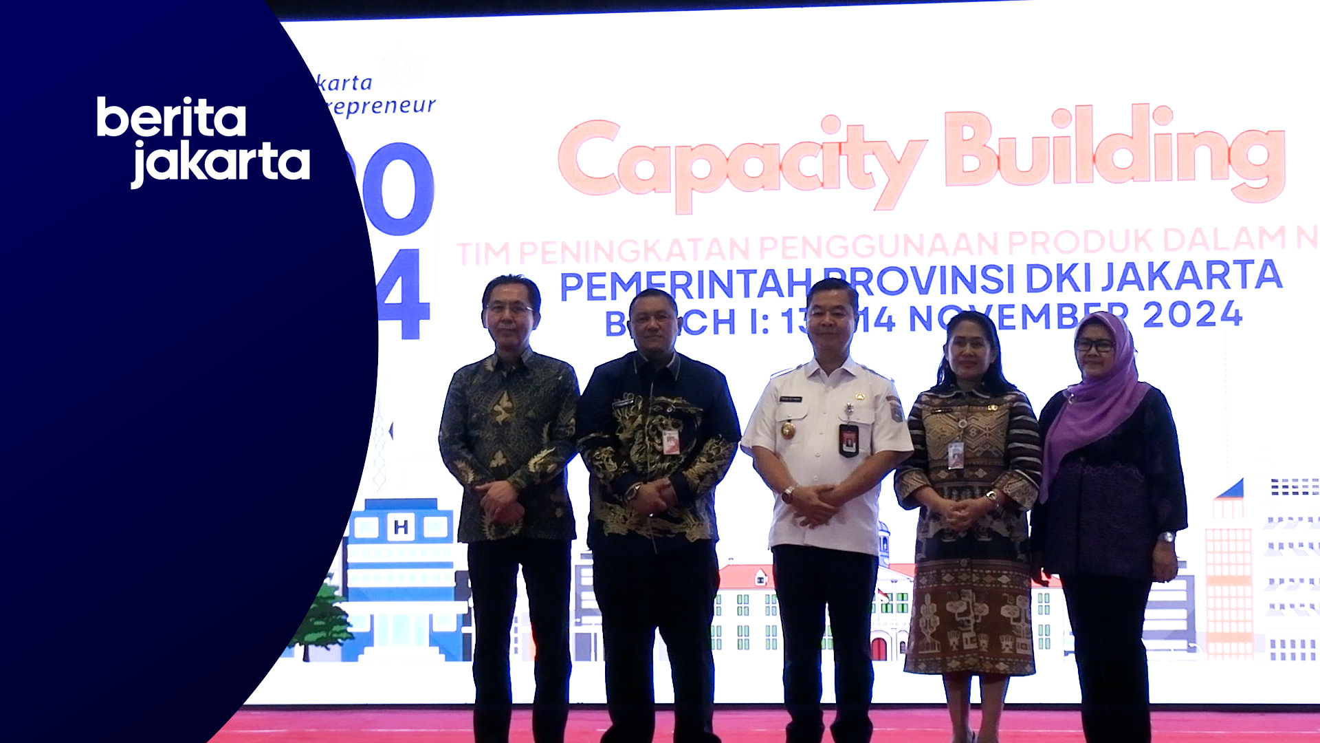 Pj Gubernur Buka Capacity Building P3DN DKI Jakarta 