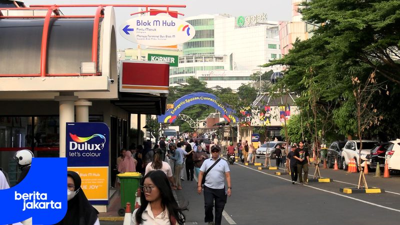 Melihat Wajah Baru Blok M Usai Direvitalisasi