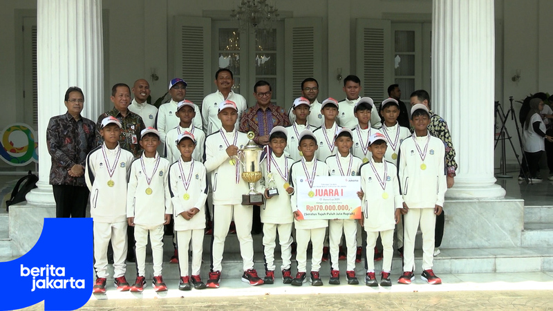 Juara Dana Cup Denmark, Tim U-12 DKI Dapatkan Bonus Bulanan 