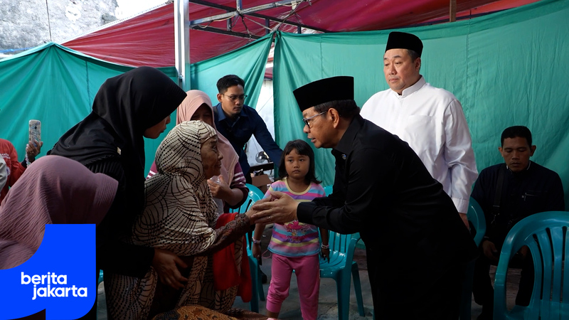 Pramono Melayat ke Rumah Duka Affan Kurniawan