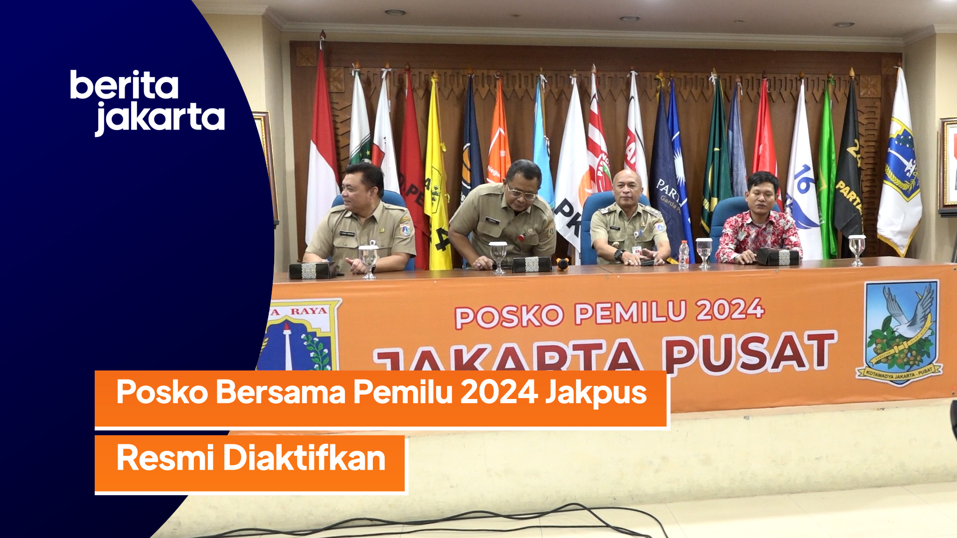 0901_yoanna_Posko bersama pemilu 2024 jakpus resmi diaktifkan.mp4