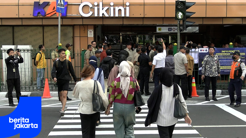 Pelican Crossing Stasiun Cikini Diharapkan Optimal Mudah Akses Masyarakat 