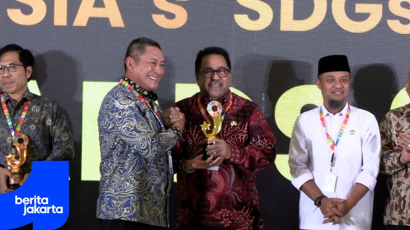 Jakarta Raih Predikat Terbaik SDGs Award 2025