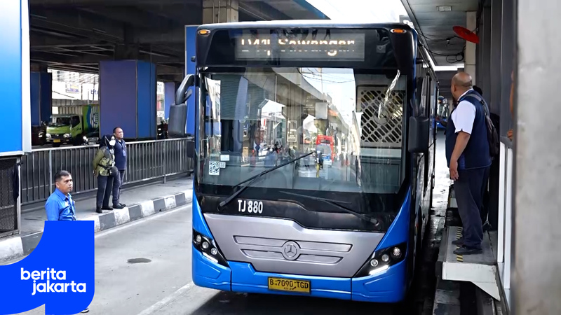 Transjabodetabek Rute Lebak Bulus-Sawangan Resmi Beroperasi