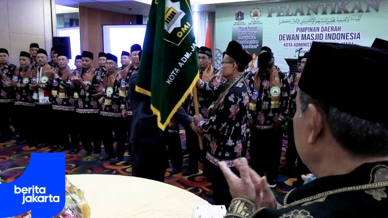 Hadiri Pelantikan DMI Jakut, Hendra Hidayat Pastikan Kelanjutan Program BOTI