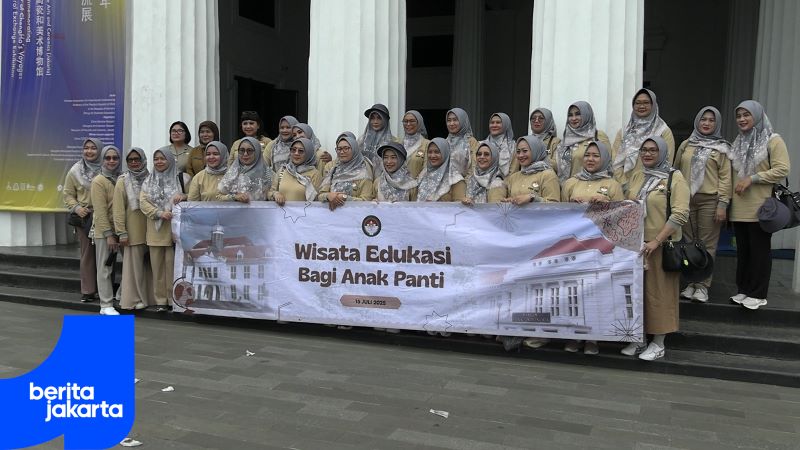  DWP DKI Jakarta Ajak Anak Panti Wisata ke Kota Tua