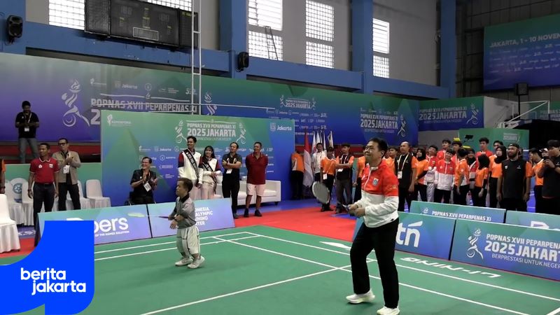 Jakarta Dispora Head Opens PEPARPENAS XI at Pulogadung GOR