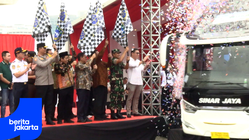 Pramono Lepas 26 Ribu Peserta Mudik Gratis Pemprov DKI Jakarta