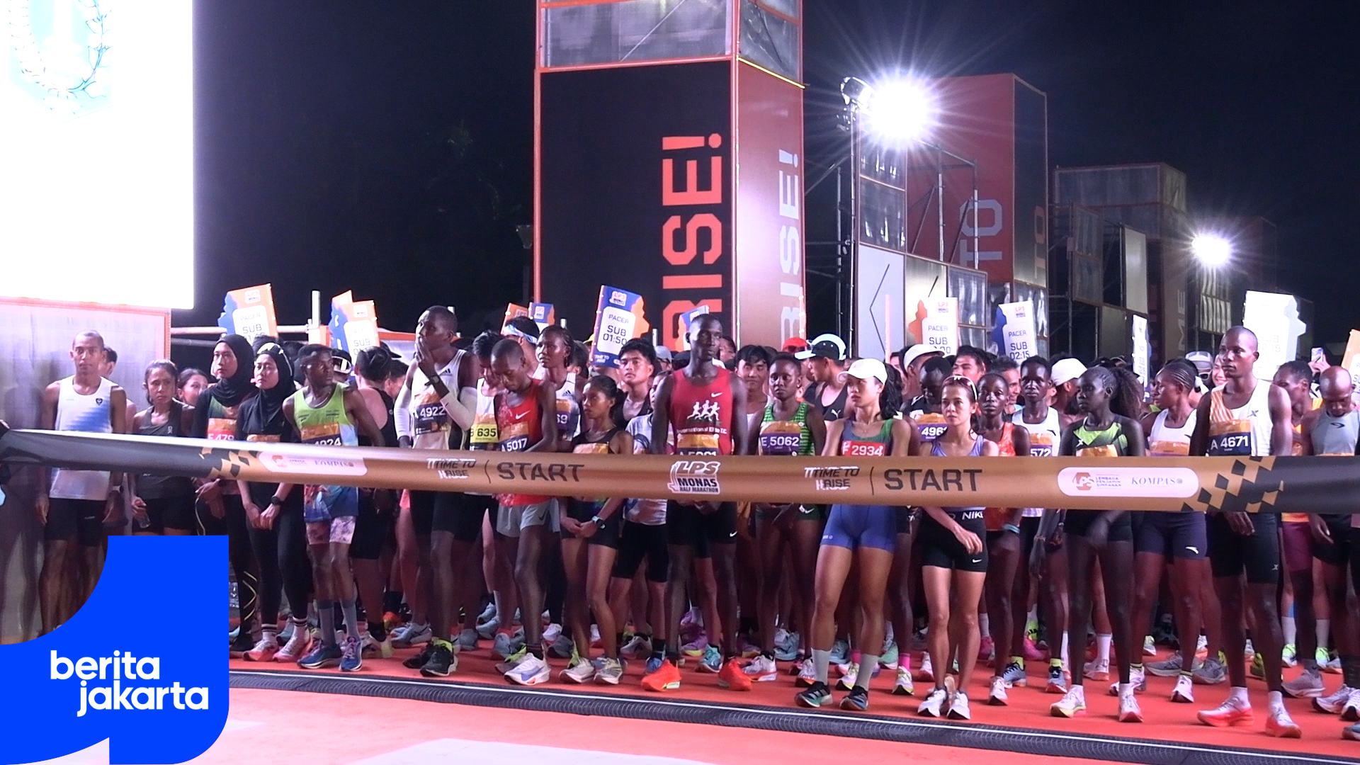 Wagub Rano Pimpin Flag-Off LPS Monas Half Marathon 2025