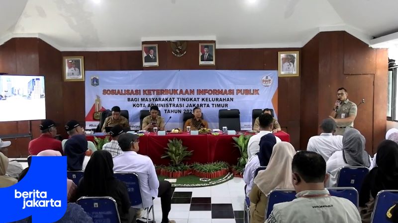 Perkuat Edukasi, Pemkot Jaktim Gelar Sosialisasi Keterbukaan Informasi Publik