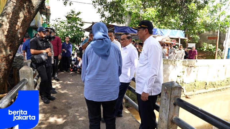 Krukut River Normalization to Start Next Year, Pramono Ensures