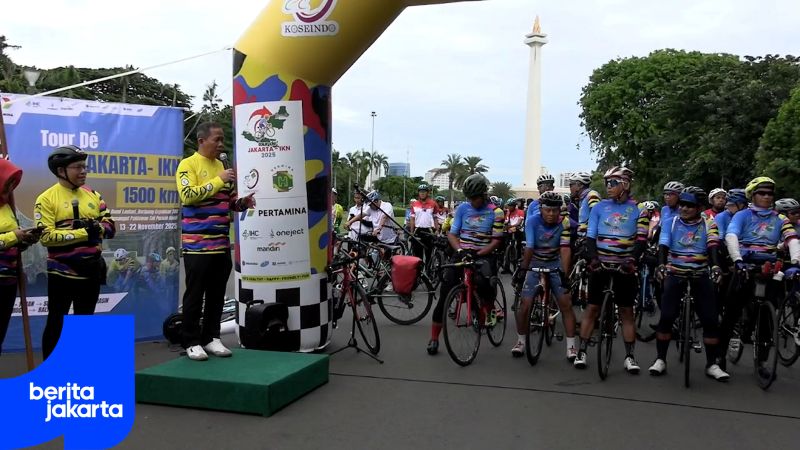 Peringati Hari Pahlawan, Koseindo Gowes dari Jakarta ke IKN