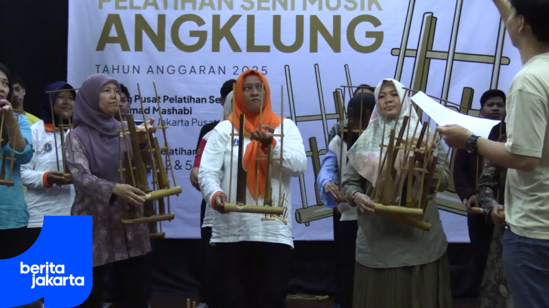 40 Peserta Ikuti Pelatihan Angklung di PPSB M Mashabi