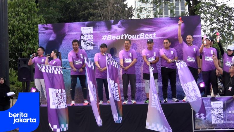 Pramono Lepas Peserta Amartha Run 2025
