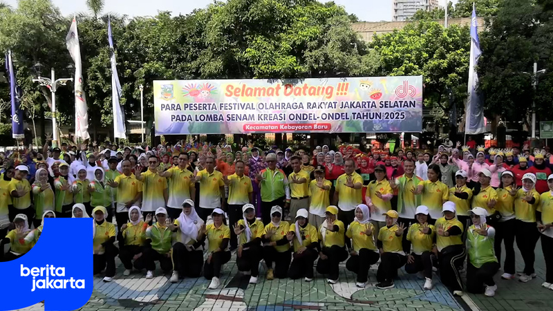 65 Kelurahan Meriahkan Festival Olahraga Rakyat Kota Jakarta Selatan 