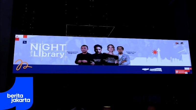 Night At The Library Jadi Magnet Pengunjung di Perpustakaan Jakarta 
