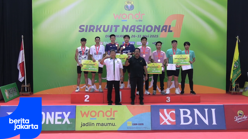  Wagub Hadiri Penutupan Kejuaraan Bulu Tangkis di Sunter