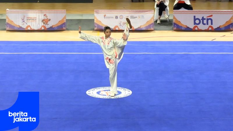 Tim Wushu DKI Sumbang Dua Emas di Ajang POPNAS 