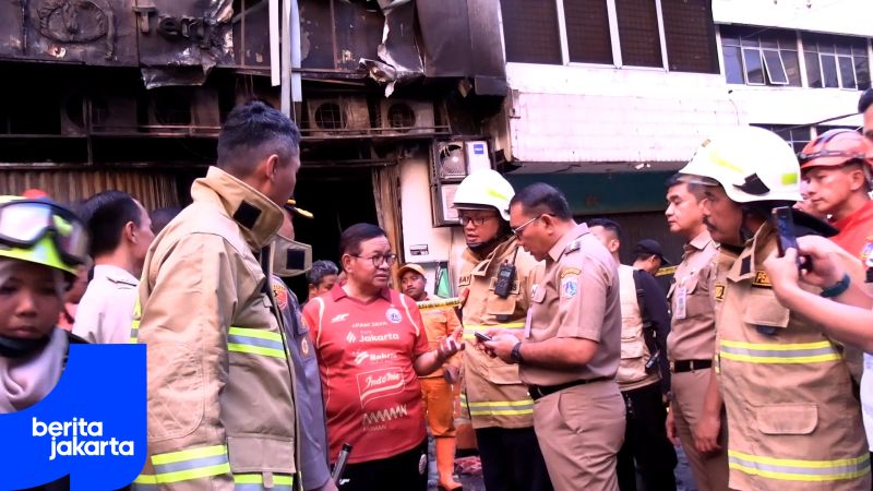  Pemprov DKI Tanggung Penuh Biaya Pemakaman dan Pengobatan Korban Kebakaran Ruko Kemayoran