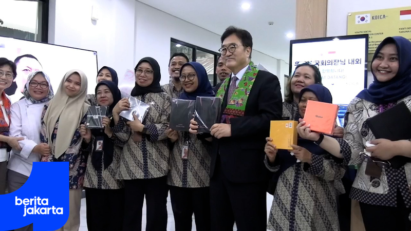 Parlemen Korsel Bangga Bantuan KOICA Sangat Bermanfaat di PSBR Taruna Jaya I